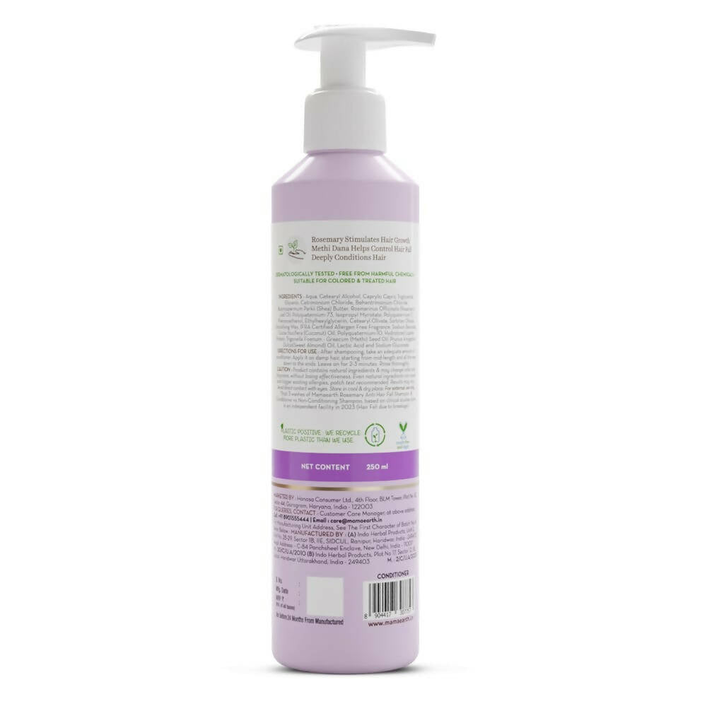 Mamaearth Rosemary Anti-Hair Fall Conditioner with Rosemary & Methi Dana Mamaearth Rosemary Anti-Hair Fall Conditioner with Rosemary & Methi Dana