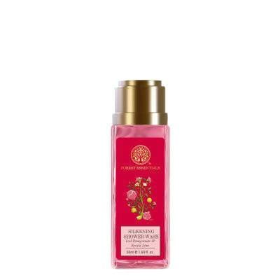 Forest Essentials Travel Size Silkening Shower Wash Iced Pomegranate & Kerala Lime - Safuron