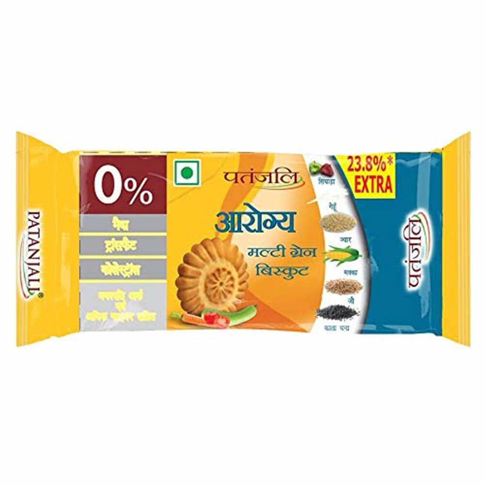 Patanjali Aarogya Biscuits 75 gm (Pack Of 10) Patanjali Aarogya Biscuits 75 gm (Pack Of 10)