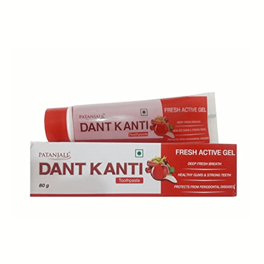 Patanjali Dant Kanti Fresh Active Gel (80 GM) - safuroncart