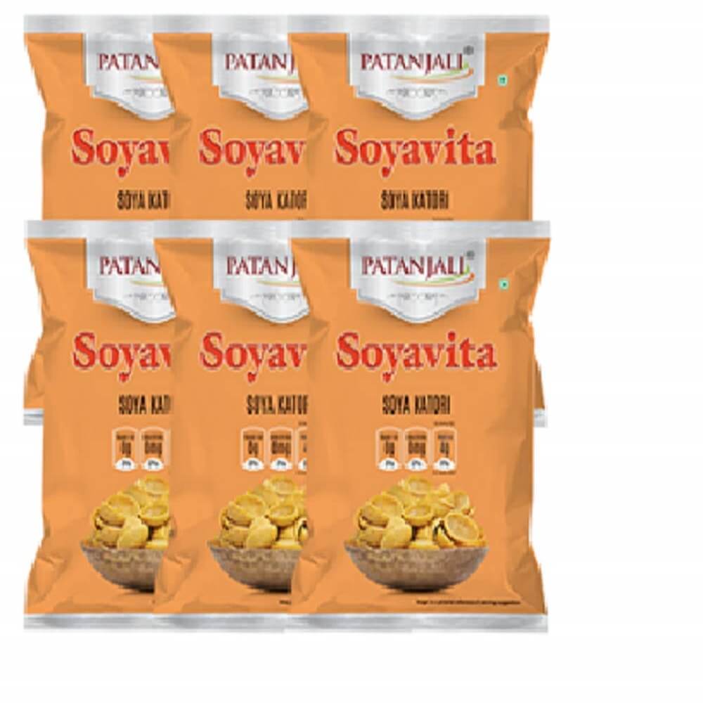 Patanjali Soyavita Soya Katori 100gm ( Pack of 6) Patanjali Soyavita Soya Katori 100gm ( Pack of 6)