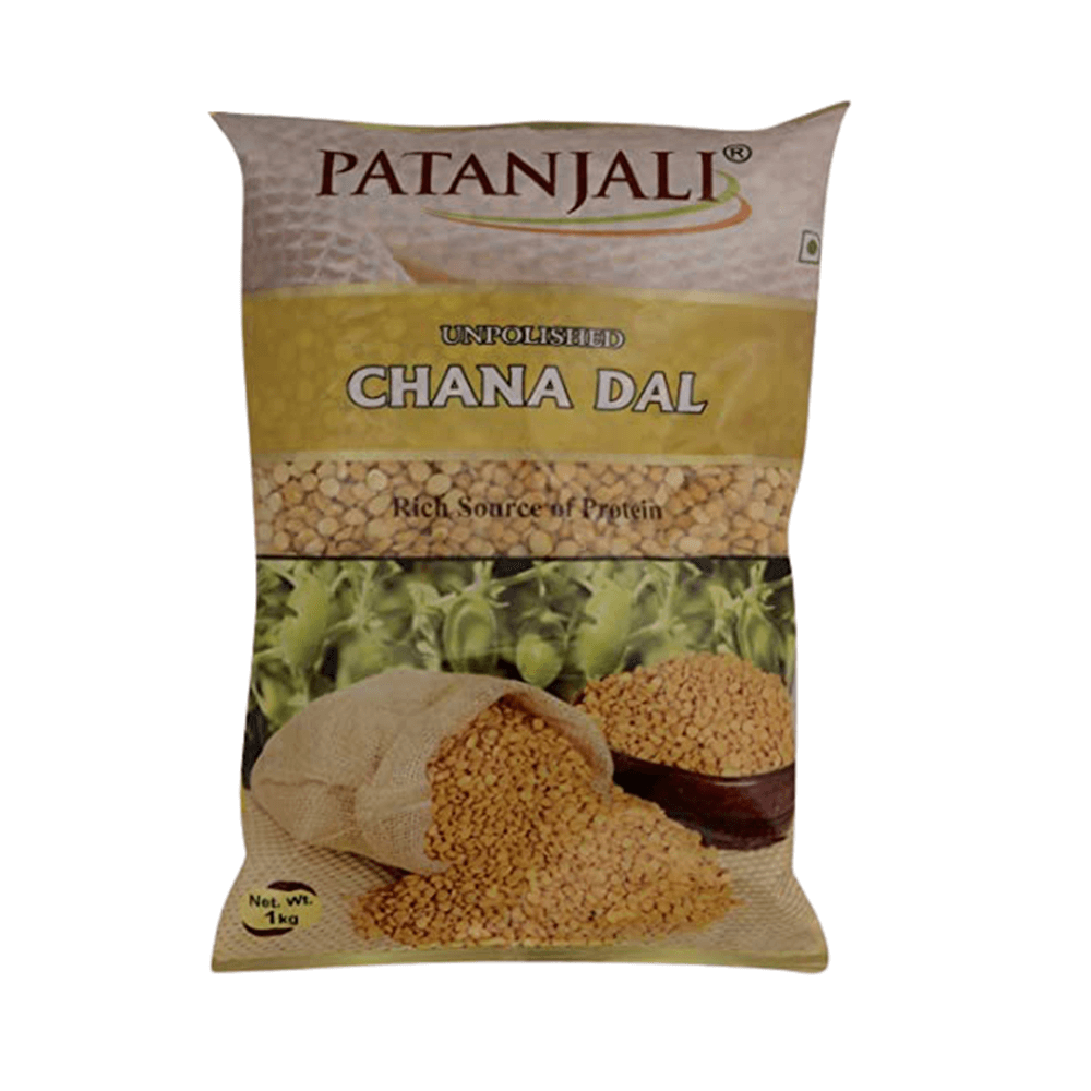 Patanjali Unpolished Chana Dal (1 kg) Patanjali Unpolished Chana Dal (1 kg)