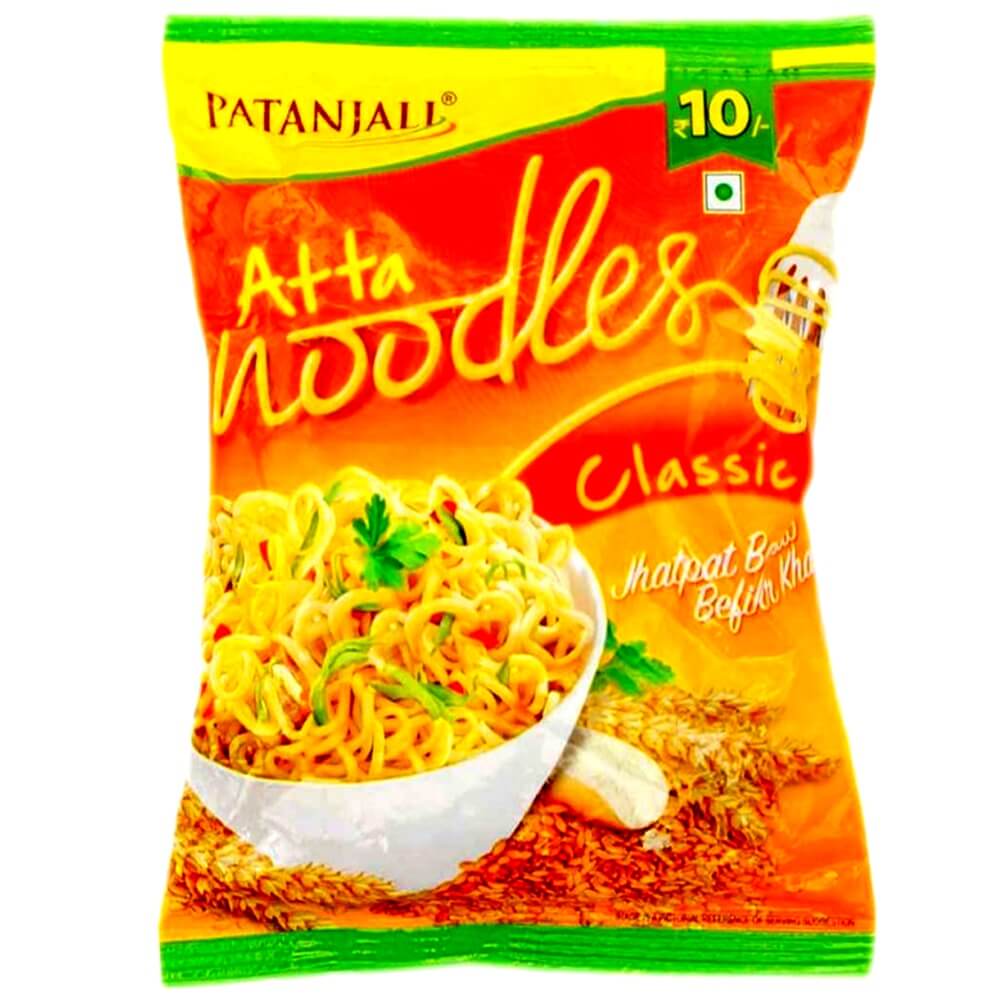 Patanjali Atta Noodles classic ( Pack of 10) Patanjali Atta Noodles classic ( Pack of 10)