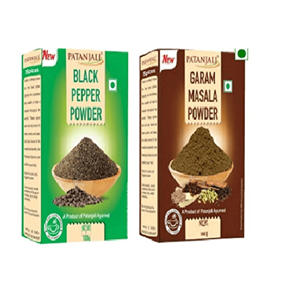 Patanjali Combo (Garam Masala & Black Pepper Powder) Patanjali