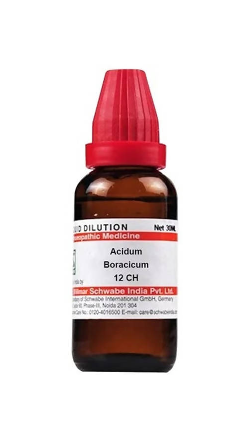 Dr. Willmar Schwabe India Acidum Boracicum Dilution Dr. Willmar Schwabe India Acidum Boracicum Dilution