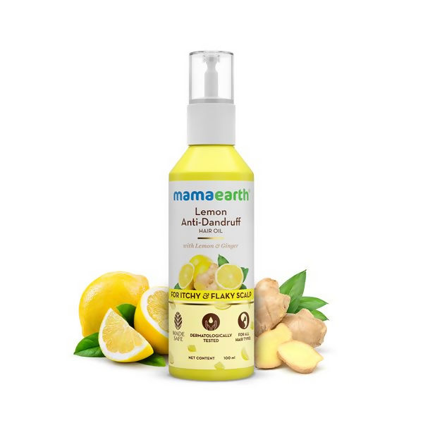 Mamaearth Lemon Anti-Dandruff Hair Oil with Lemon & Ginger for Dandruff Mamaearth Lemon Anti-Dandruff Hair Oil with Lemon & Ginger for Dandruff