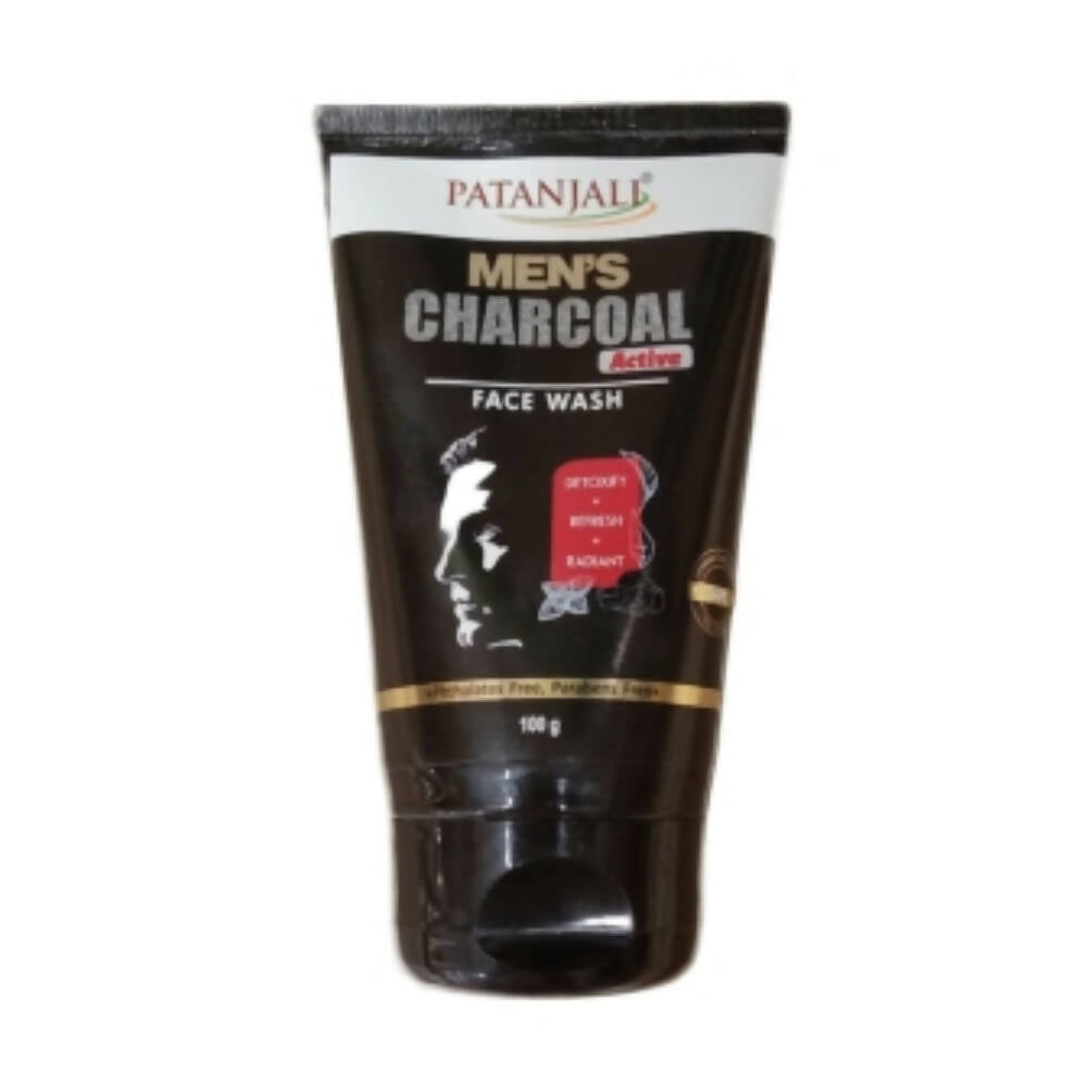 Patanjali Men's Charcoal Active Face Wash - safuroncart