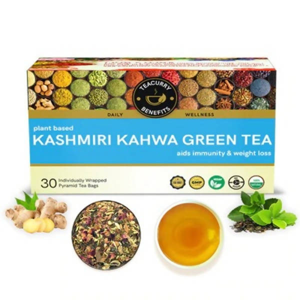 Teacurry Kashmiri Kahwa Green Tea - Safuron