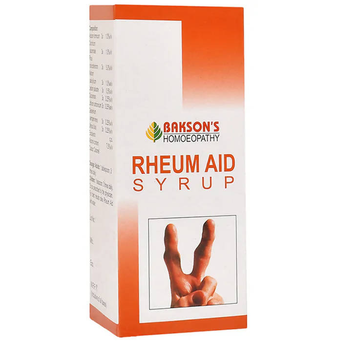 Bakson's Homeopathy Rheum Aid Syrup - Safuron Naturals