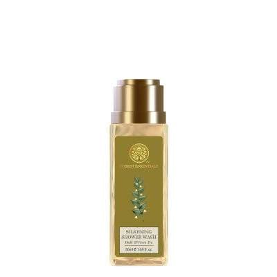 Forest Essentials Travel Size Silkening Shower Wash Oudh & Green Tea - Safuron