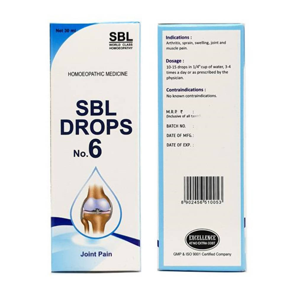 SBL Homeopathy Drops No.6 SBL Homeopathy Drops No.6