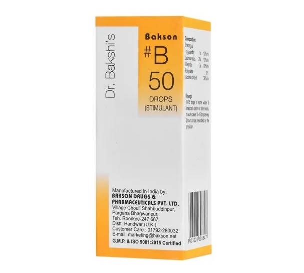 Bakson's Homeopathy B50 Drops Bakson's Homeopathy B50 Drops