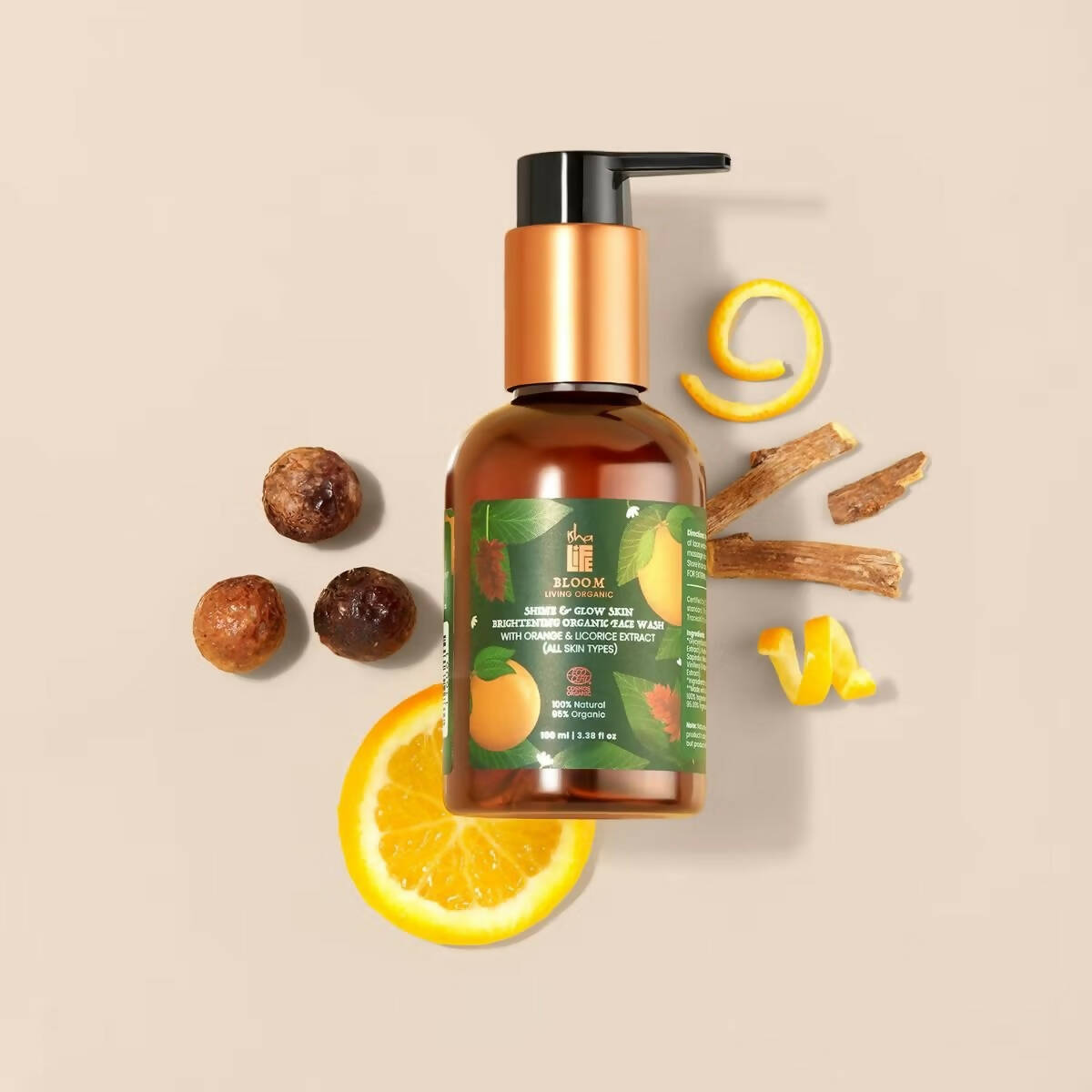 Isha Life Shine & Glow Skin Brightening Organic Face Wash Isha Life Shine & Glow Skin Brightening Organic Face Wash
