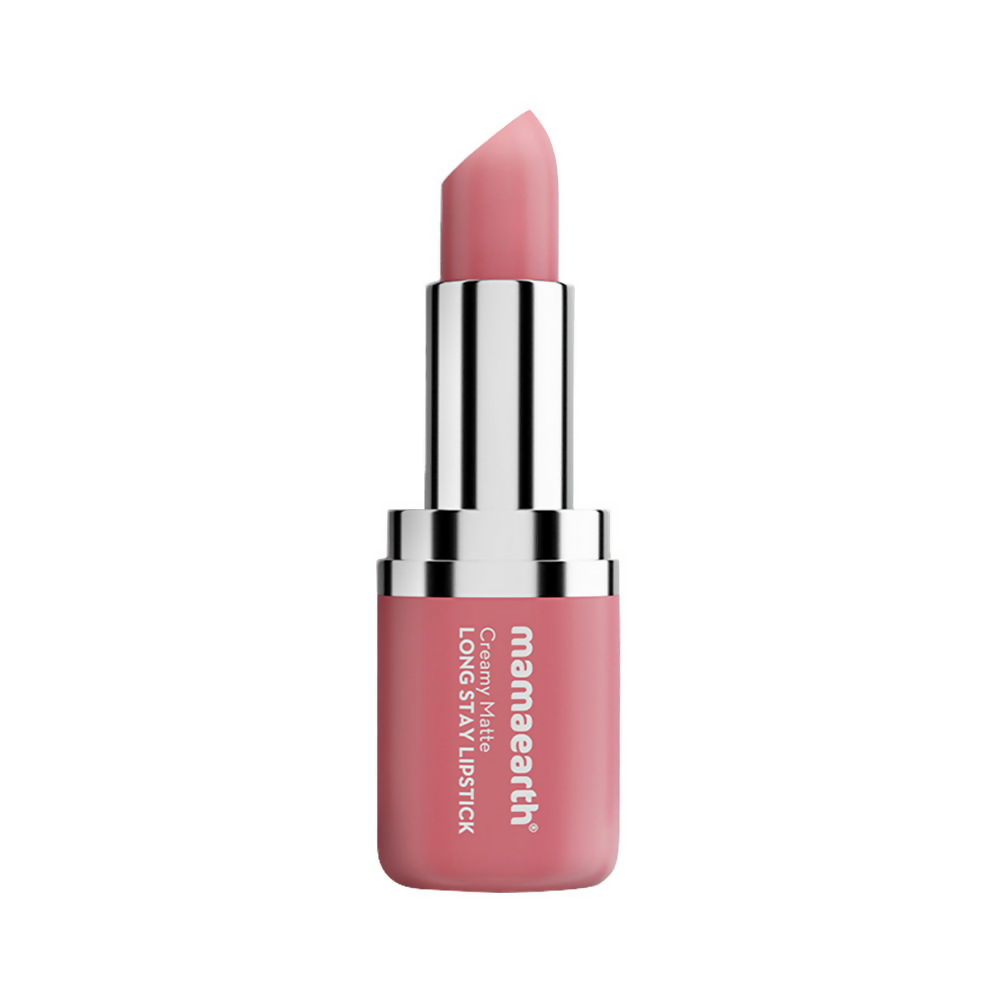 Mamaearth Creamy Matte Long Stay Lipstick - Hibiscus Nude Mamaearth Creamy Matte Long Stay Lipstick - Hibiscus Nude