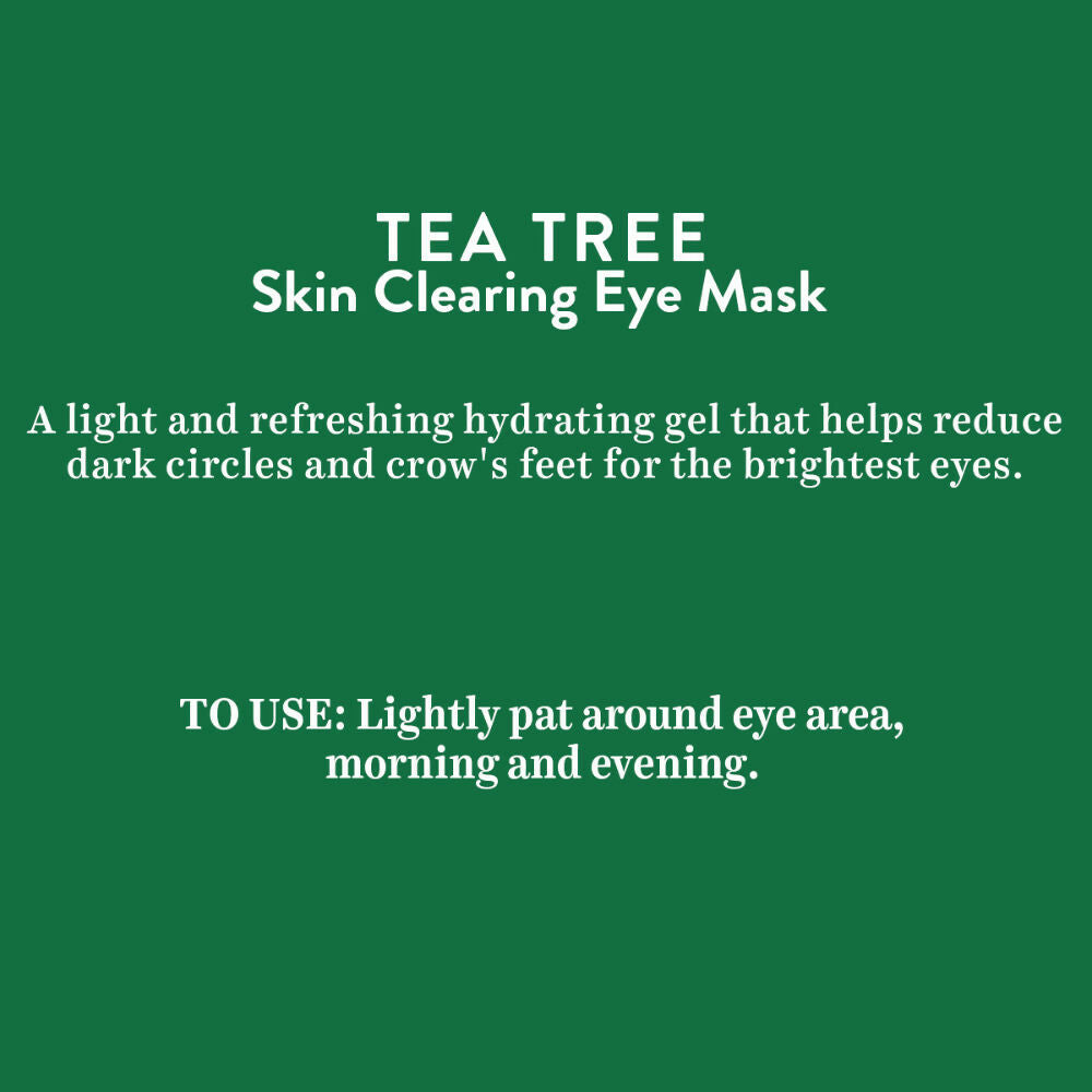 Biotique Advanced Organics Tea Tree Skin Clearing Eye Mask Biotique Advanced Organics Tea Tree Skin Clearing Eye Mask