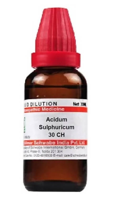 Dr. Willmar Schwabe India Acidum Sulphuricum Dilution Dr. Willmar Schwabe India Acidum Sulphuricum Dilution