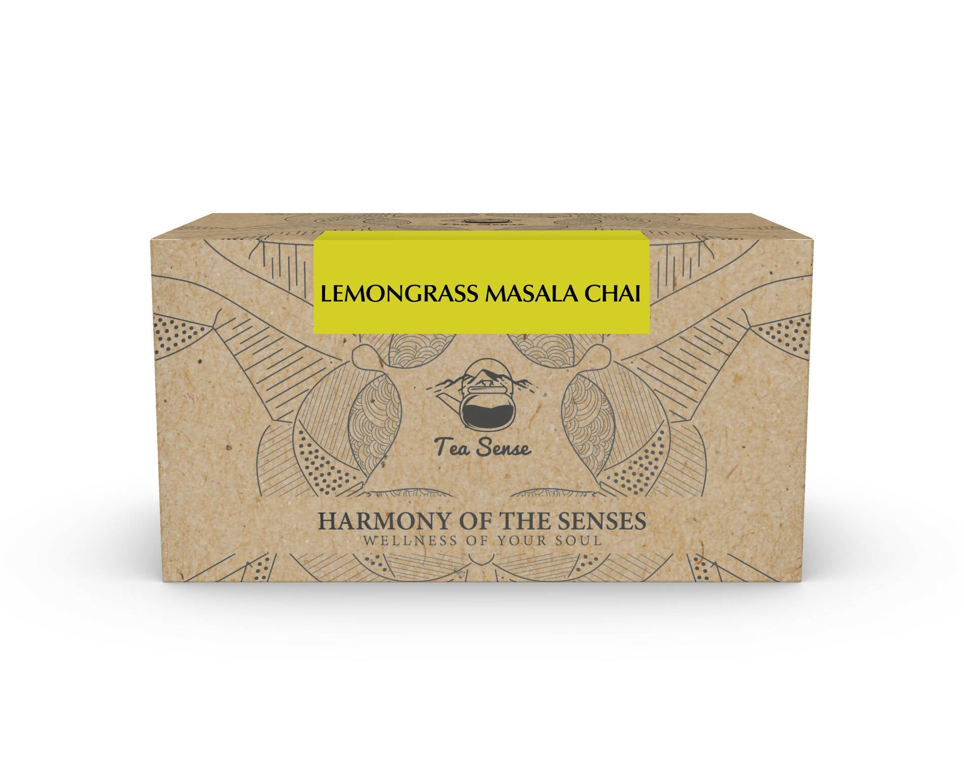 Tea Sense Lemongrass Masala Chai Bags Box - Safuron