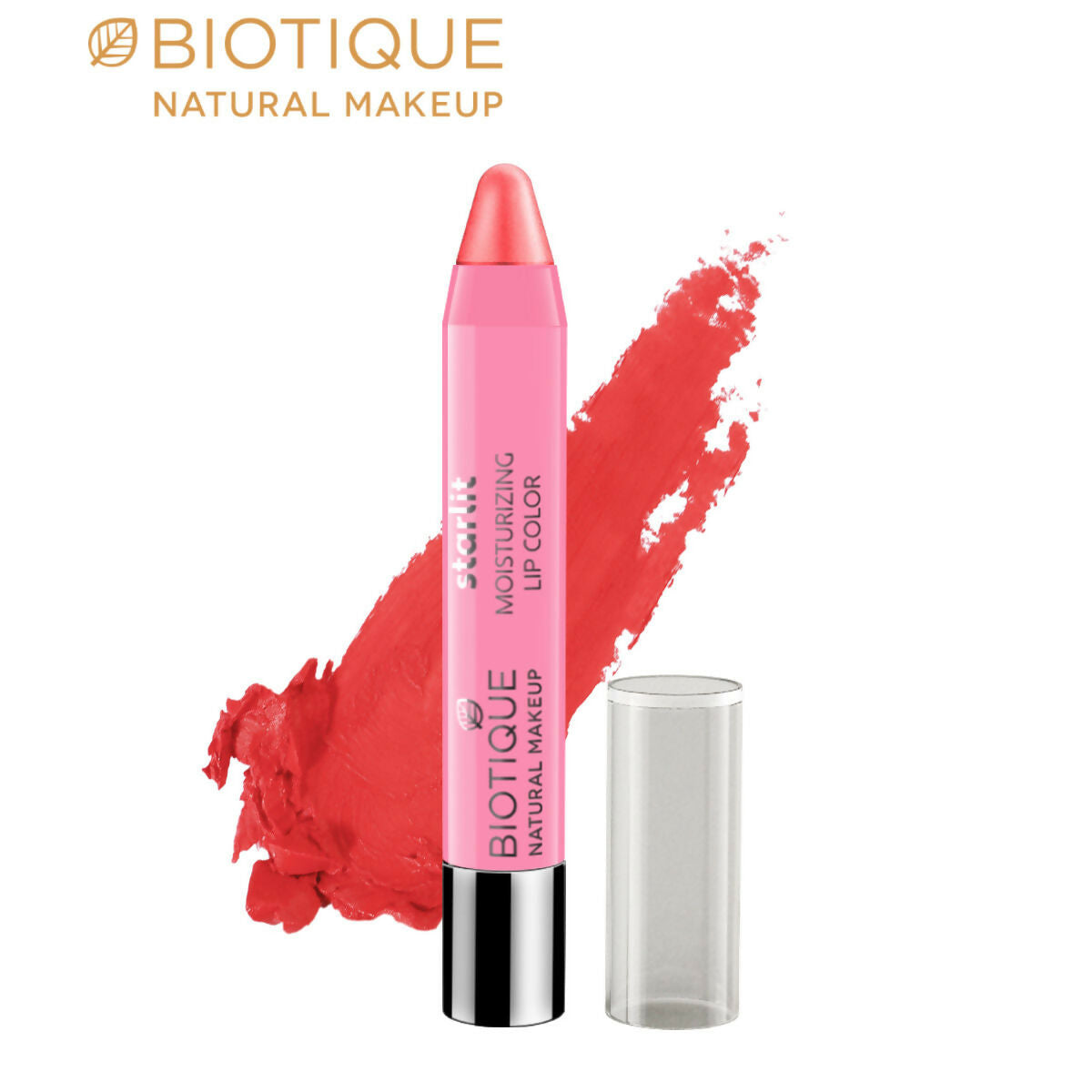 Biotique Starlit Moisturising Lipstick - Coral Dew Biotique Starlit Moisturising Lipstick - Coral Dew