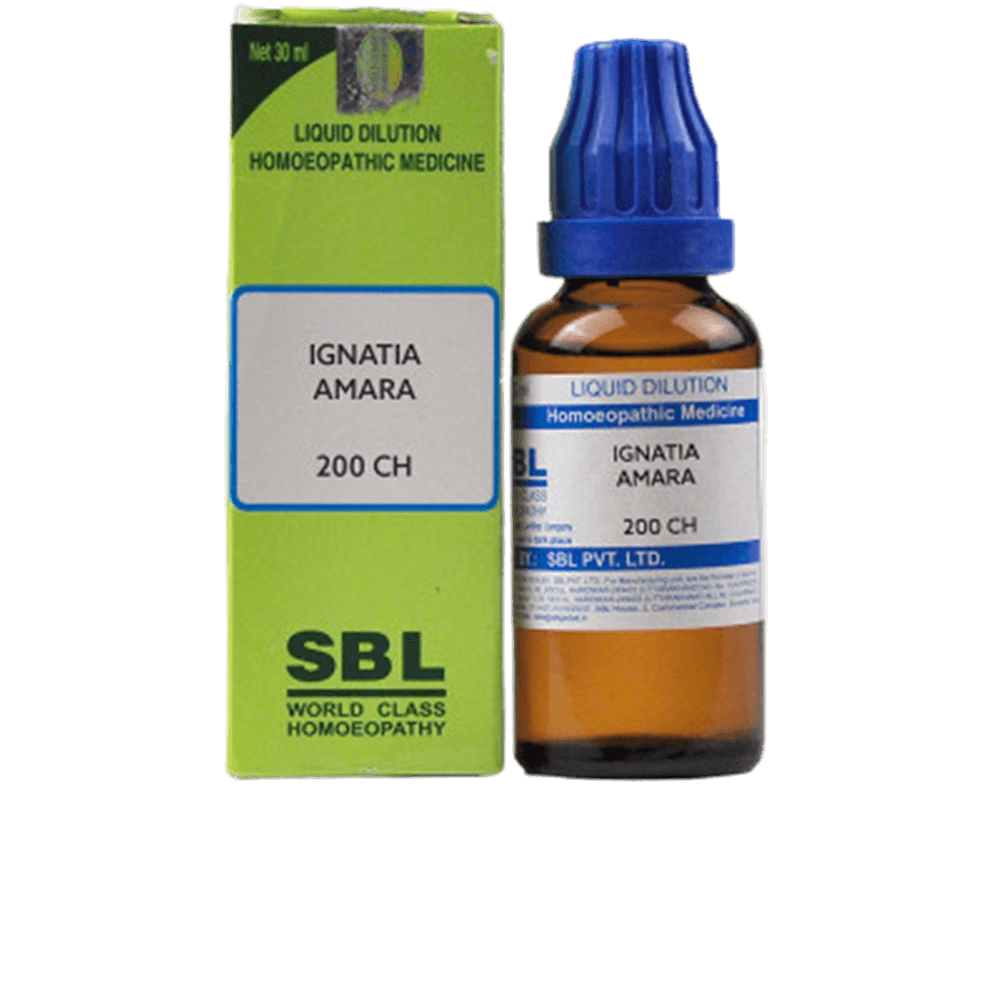 SBL Homeopathy Ignatia Amara Dilution 200 CH SBL Homeopathy Ignatia Amara Dilution 200 CH