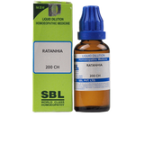 SBL Homeopathy Ratanhia Dilution