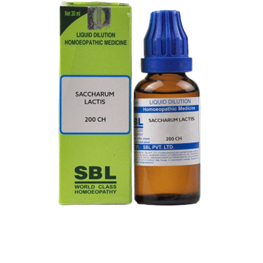 SBL Homeopathy Saccharum Lactis Dilution SBL Homeopathy Saccharum Lactis Dilution