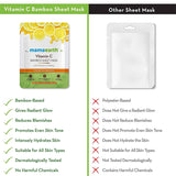 Mamaearth Vitamin C Bamboo Sheet Mask For Skin Illumination