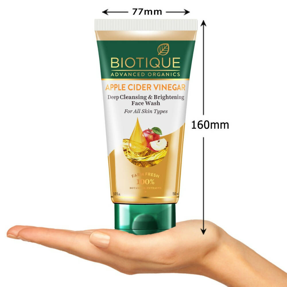 Biotique Apple Cider Vinegar Deep Cleansing & Brightening Face Wash Biotique Apple Cider Vinegar Deep Cleansing & Brightening Face Wash