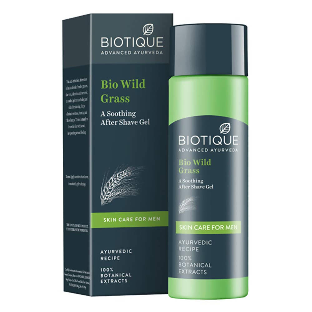 Biotique Bio Wild Grass A Soothing After Shave Gel For Men Biotique Bio Wild Grass A Soothing After Shave Gel For Men