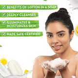 Mamaearth Vitamin C Moisturizing Lotion Soap (Buy 3 Get 1 Free) - Limited Time Offer