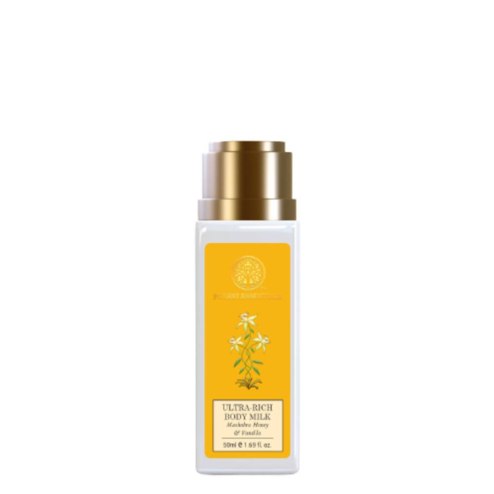 Forest Essentials Ultra-Rich Body Milk Mashobra Honey & Vanilla - Safuron