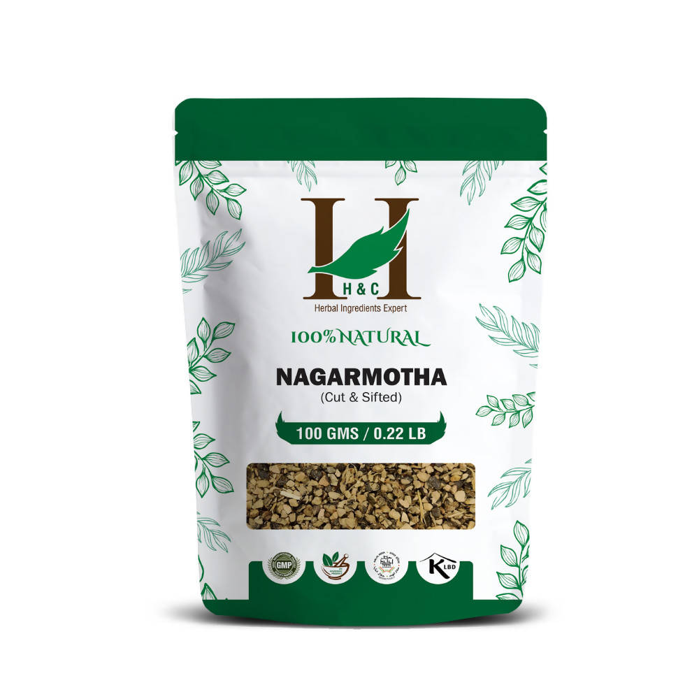 H&C Herbal Nagarmotha Leaves Cut & Shifted Herbal Tea Ingredient - Safuron