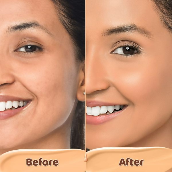 Mamaearth Hydra-Glow Full Coverage Foundation With Vitamin C & Turmeric - Beige Glow - Limited Time Offer Mamaearth Hydra-Glow Full Coverage Foundation With Vitamin C & Turmeric - Beige Glow - Limited Time Offer