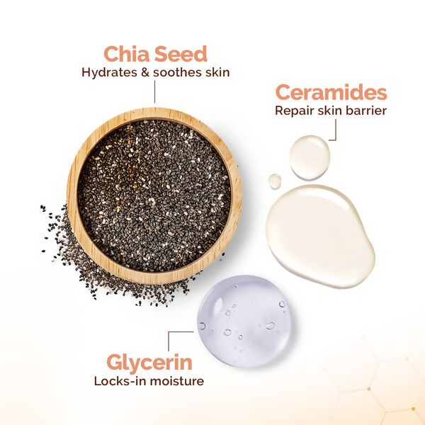 Mamaearth Chia Oil-Free Face Wash with Chia Seed & Ceramides for Normal to Oily Skin Mamaearth Chia Oil-Free Face Wash with Chia Seed & Ceramides for Normal to Oily Skin