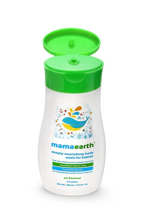 Mamaearth Daily Moisturizing Lotion & Mamaearth Deeply Nourishing Baby Wash For Babies Mamaearth Daily Moisturizing Lotion & Mamaearth Deeply Nourishing Baby Wash For Babies