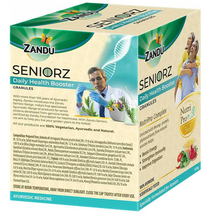 Zandu Seniorz Daily Health Booster Granules Zandu Seniorz Daily Health Booster Granules