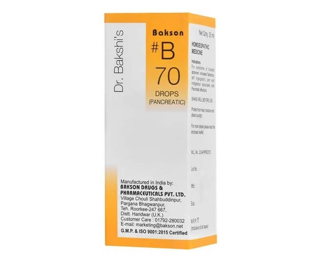 Bakson's Homeopathy B70 Drops Bakson's Homeopathy B70 Drops