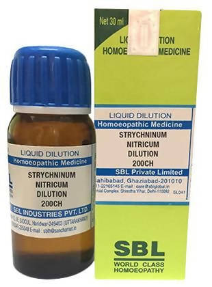 SBL Homeopathy Strychninum Nitricum Dilution SBL Homeopathy Strychninum Nitricum Dilution
