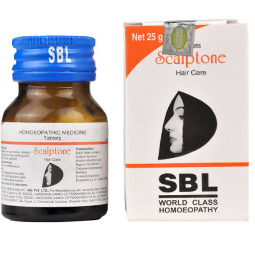 SBL Homeopathy Scalptone Hair Care Tablets - Safuron