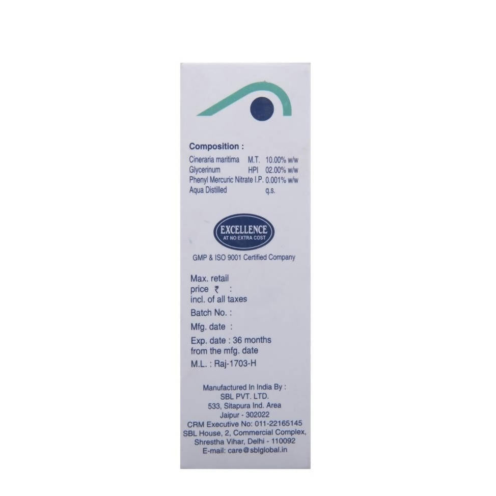 SBL Homeopathy C-ineraria Maritima 10 % Eye Drops SBL Homeopathy C-ineraria Maritima 10 % Eye Drops