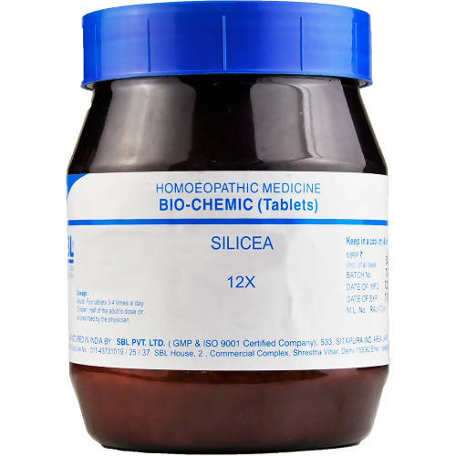 SBL Homeopathy Silicea Biochemic Tablets SBL Homeopathy Silicea Biochemic Tablets