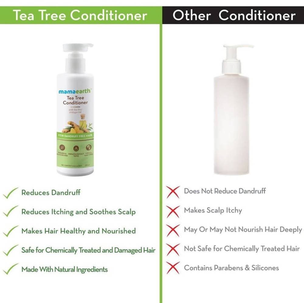 Mamaearth Tea Tree Conditioner For Dandruff Free Hair Mamaearth Tea Tree Conditioner For Dandruff Free Hair
