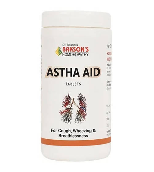 Bakson's Homeopathy Astha Aid Tablets Bakson's Homeopathy Astha Aid Tablets