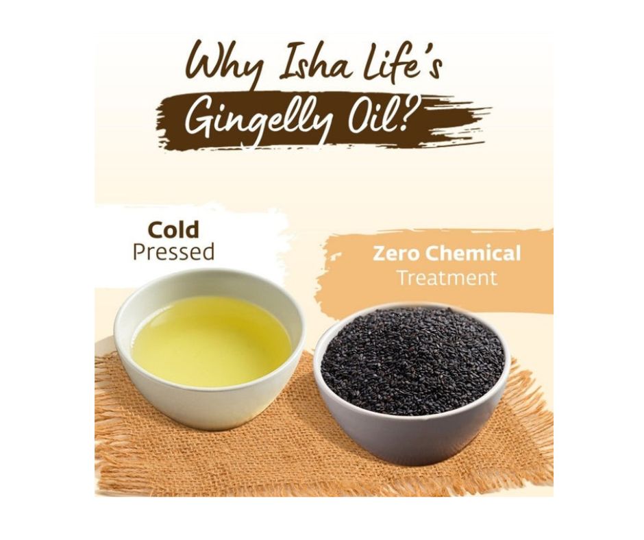 Isha Life Cold Pressed Gingelly Oil Isha Life Cold Pressed Gingelly Oil