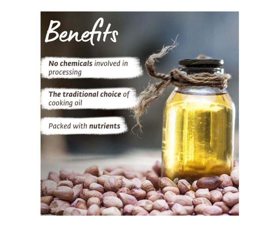 Isha Life Cold Pressed Groundnut Oil Isha Life Cold Pressed Groundnut Oil