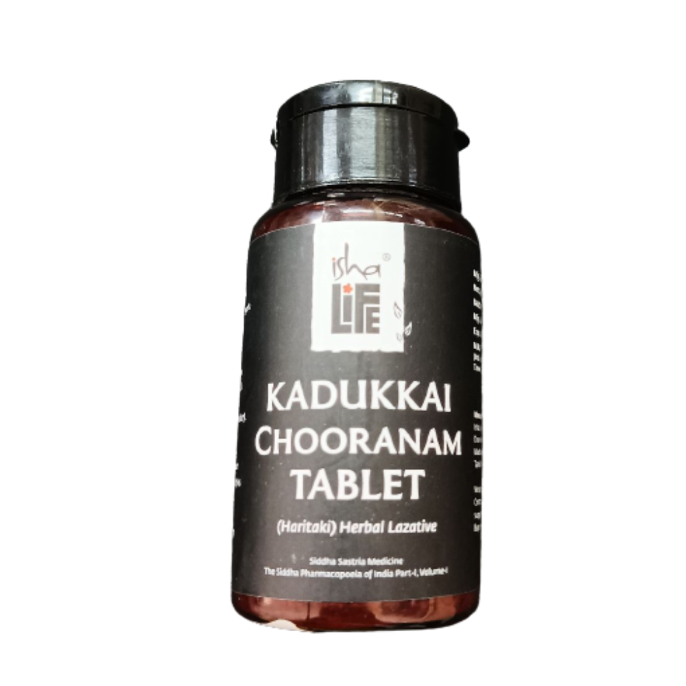Isha Life Haritaki / Kadukkai Tablets - Safuron Naturals