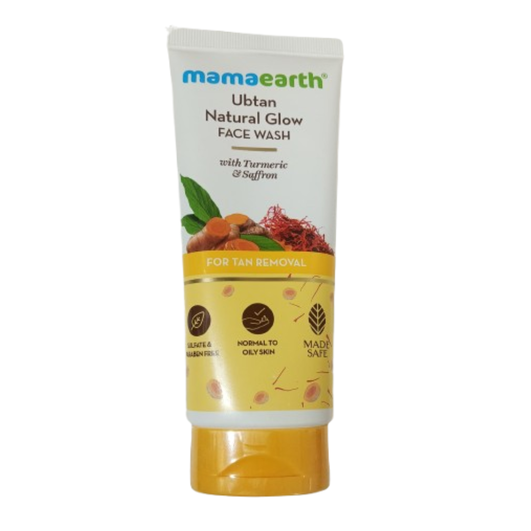 Mamaearth Ubtan Face Wash For Tan Removal - Safuron