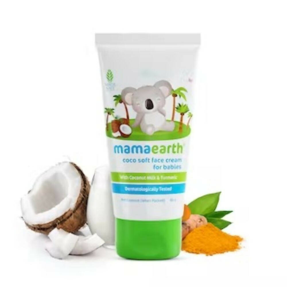 Mamaearth Coco Soft Face Cream With Coconut Milk & Turmeric For Babies Mamaearth Coco Soft Face Cream With Coconut Milk & Turmeric For Babies