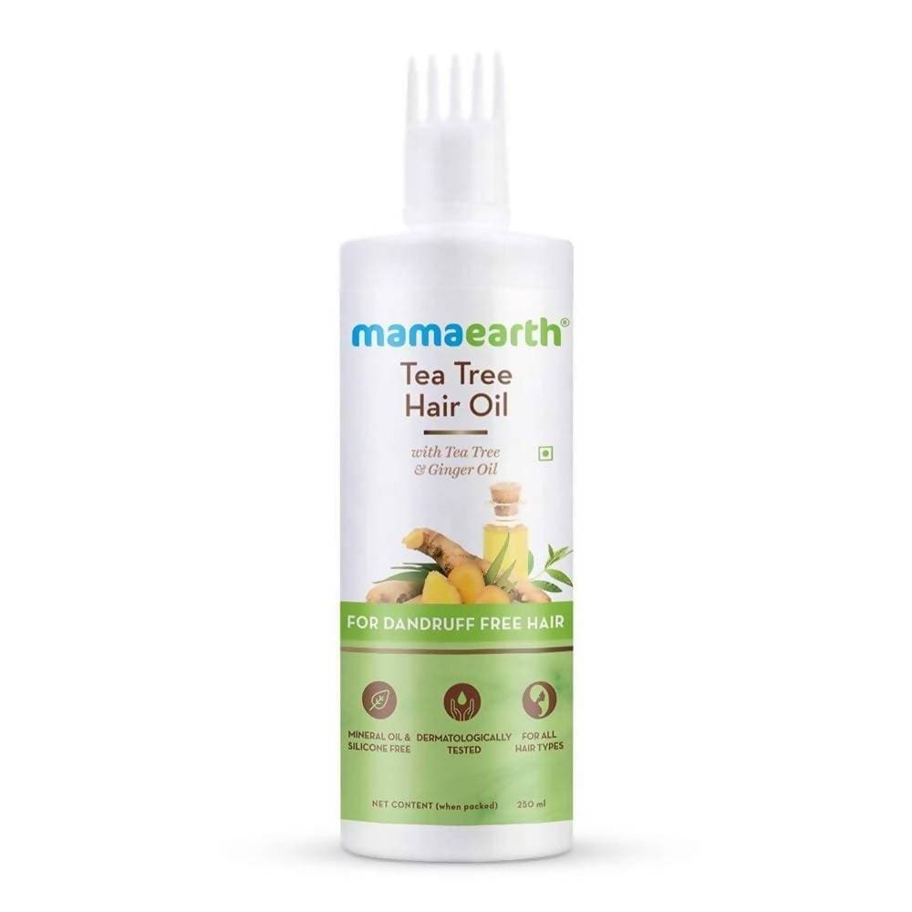 Mamaearth Tea Tree Anti Dandruff Shampoo + Hair Oil For Dandruff Free Hair Combo Mamaearth Tea Tree Anti Dandruff Shampoo + Hair Oil For Dandruff Free Hair Combo