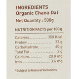 Pure & Sure Chana Dal Traditional Organic Pulses Pure & Sure