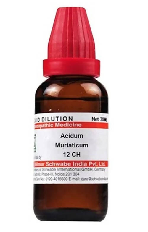 Dr. Willmar Schwabe India Acidum Muriaticum Dilution Dr. Willmar Schwabe India Acidum Muriaticum Dilution